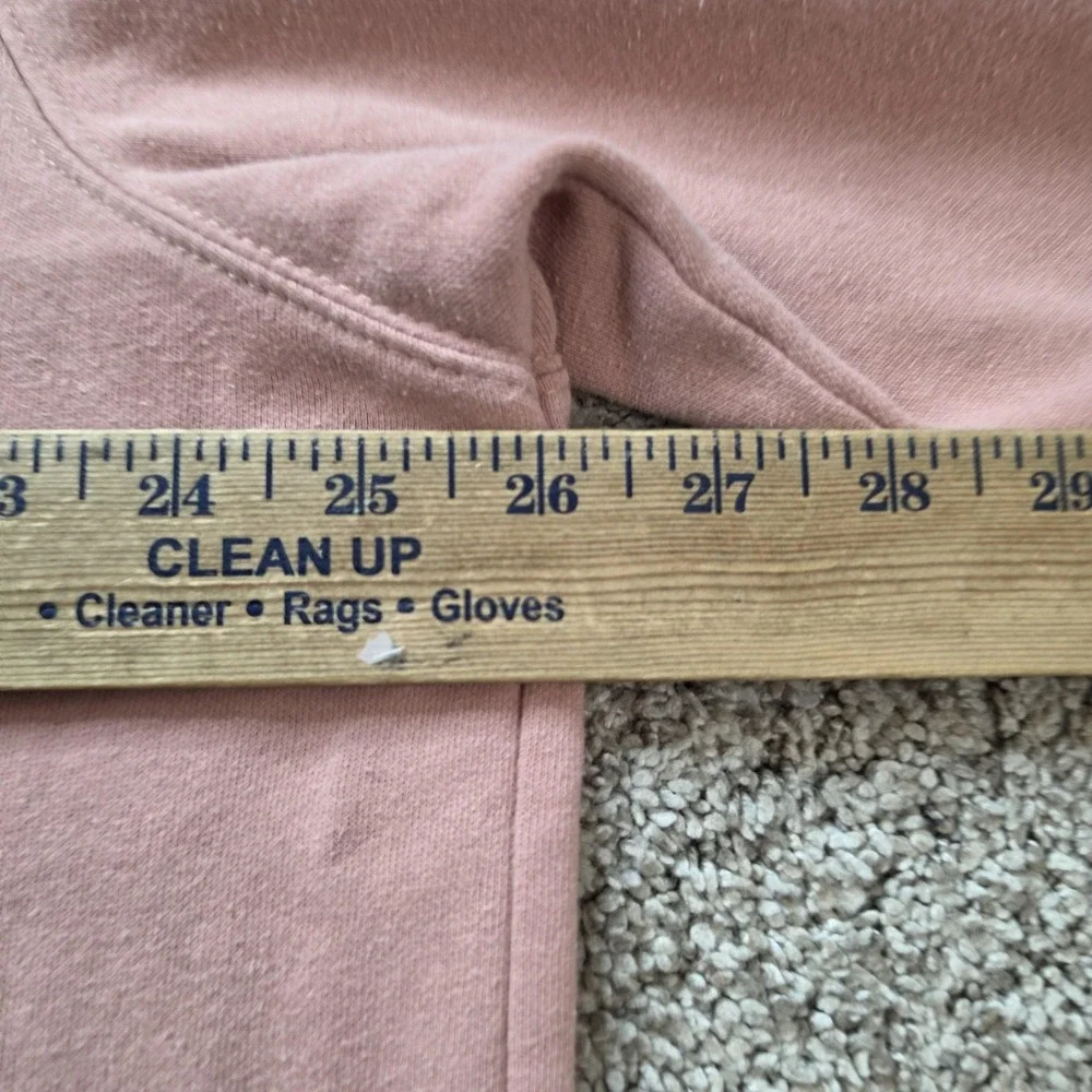 The North Face Hoodie Mens XL Pink Pullover Fleece Hooded Pockets Drawstring